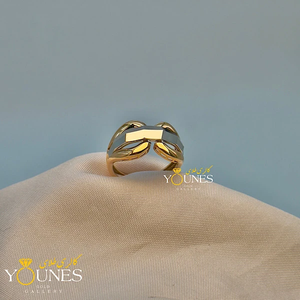 تصویر دوم انگشتر پورتفینو تراش طلا